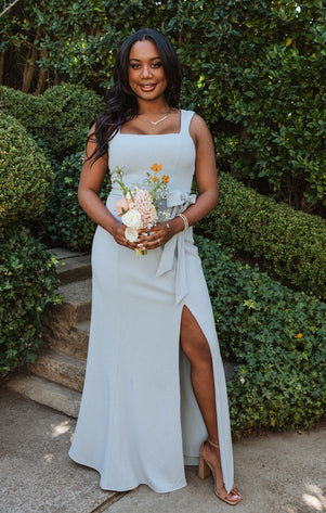 light blue bridesmaids dresses